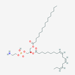 molecular formula C39H72NO8P B1244204 [(2R)-1-[2-aminoethoxy(hydroxy)phosphoryl]oxy-3-hexadecanoyloxypropan-2-yl] (9Z,12Z,15Z)-octadeca-9,12,15-trienoate 