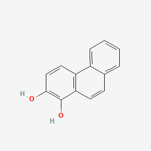 molecular formula C14H10O2 B1244215 1,2-Dihydroxyphenanthrene CAS No. 19551-04-3