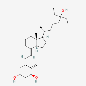 molecular formula C29H48O3 B1244217 26,27-Dimethylcalcitriol CAS No. 97473-92-2