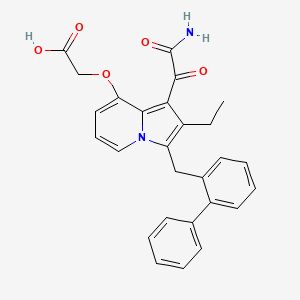 molecular formula C27H24N2O5 B1244226 Indoxam 