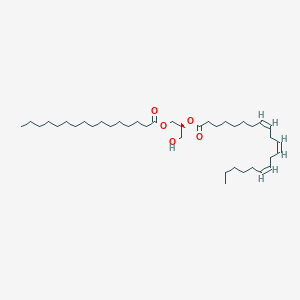molecular formula C39H70O5 B1244236 1-hexadecanoyl-2-(8Z,11Z,14Z-eicosatrienoyl)-sn-glycerol 