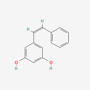 molecular formula C14H12O2 B1244242 cis-Pinosylvin CAS No. 106325-78-4