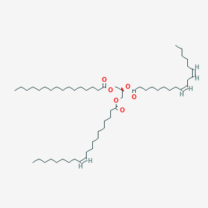 molecular formula C57H104O6 B1244245 [(2R)-3-hexadecanoyloxy-2-[(9Z,12Z)-octadeca-9,12-dienoyl]oxypropyl] (Z)-icos-11-enoate 