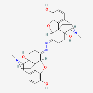 Morphinan-6-one, 4,5-epoxy-3,14-dihydroxy-17-methyl-, [(5alpha)-4,5-epoxy-3,14-dihydroxy-17-methylmorphinan-6-ylidene]hydrazone, (5alpha)-