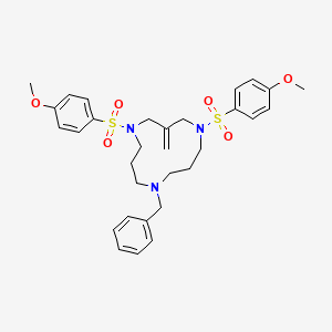 9-Benzyl-1,5-bis[(4-methoxyphenyl)sulfonyl]-3-methylene-1,5,9-triazacyclododecane