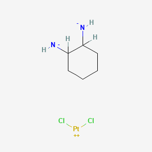 Platinum, dichloro(1,2-cyclohexanediamine-N,N')-, (SP-4-2-(1R-trans))-