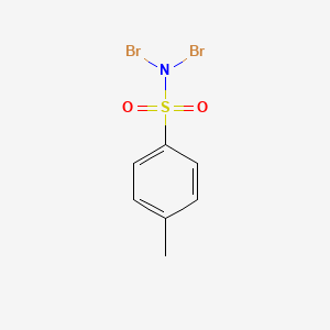 molecular formula C7H7Br2NO2S B1244286 N,N-Dibromo-4-methylbenzenesulfonamide 