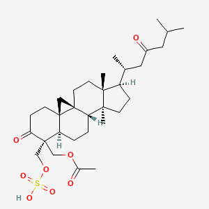 molecular formula C32H50O8S B1244288 capisterone A 