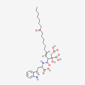 molecular formula C33H46N2O9 B1244293 Viridiofungin C 