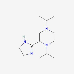 2-(4,5-dihydro-1H-imidazol-2-yl)-1,4-di(propan-2-yl)piperazine