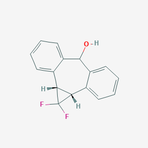 molecular formula C16H12F2O B124430 1,1-Difluorocyclopropane Dibenzosuberol CAS No. 797790-94-4