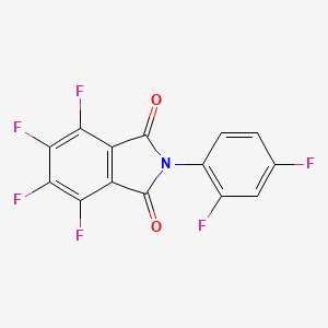 molecular formula C14H3F6NO2 B1244302 CPS 49 CAS No. 352017-52-8