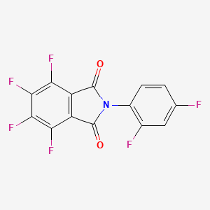 2-(2,4-difluorophenyl)-4,5,6,7-tetrafluoro-1H-isoindole-1,3(2H)-dione