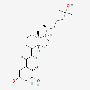 (1R,5Z)-5-[(2E)-2-[(1R,7aR)-1-[(2R)-6-hydroxy-6-methylheptan-2-yl]-7a-methyl-2,3,3a,5,6,7-hexahydro-1H-inden-4-ylidene]ethylidene]-4-methylidenecyclohexane-1,3-diol