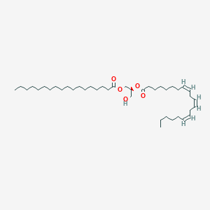 1-octadecanoyl-2-(8Z,11Z,14Z-eicosatrienoyl)-sn-glycerol
