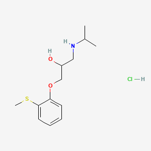 molecular formula C13H22ClNO2S B1244324 Tiprenolol Hydrochloride CAS No. 39832-43-4