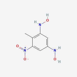 molecular formula C7H9N3O4 B1244328 2,4-Dihydroxylamino-6-nitrotoluene 