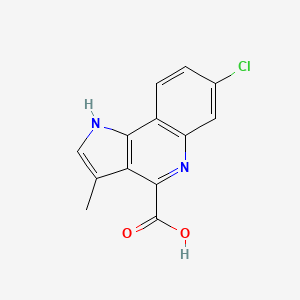 7-chloro-3-methyl-1H-pyrrolo[3,2-c]quinoline-4-carboxylic acid