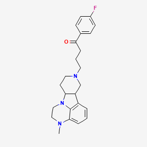 molecular formula C24H28FN3O B1244355 Caplyta 