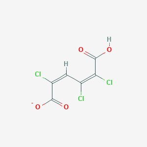 (2E,4Z)-5-carboxy-2,4,5-trichloropenta-2,4-dienoate
