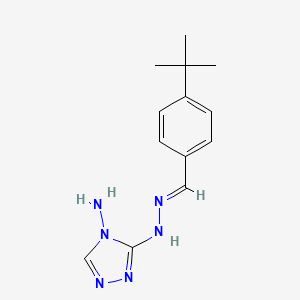 4-tert-butylbenzaldehyde (4-amino-4H-1,2,4-triazol-3-yl)hydrazone