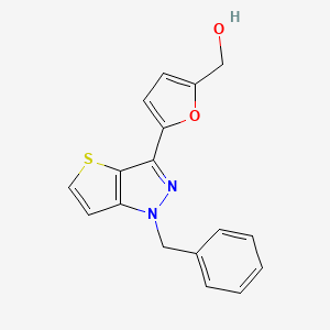 [5-(1-Benzylthieno[3,2-c]pyrazol-3-yl)furan-2-yl]methanol