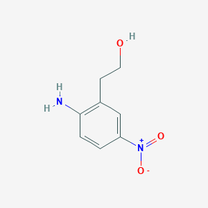 molecular formula C8H10N2O3 B12443892 2-Amino-5-nitrophenylethanol 