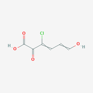 3-Chloro-2-hydroxymuconic semialdehyde