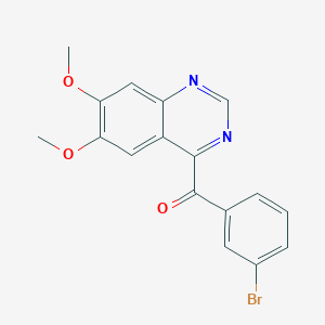 4-(3'-Bromobenzoyl)-6,7-dimethoxyquinazoline