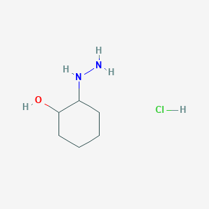molecular formula C6H15ClN2O B12443935 trans-2-Hydrazinylcyclohexanol hydrochloride 