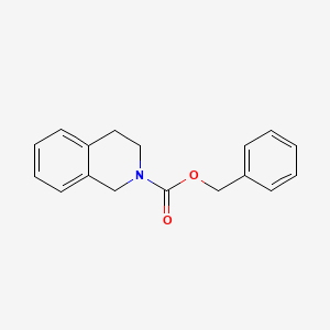 molecular formula C17H17NO2 B12443988 Benzyl 3,4-dihydroisoquinoline-2(1H)-carboxylate CAS No. 142266-67-9