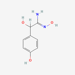 molecular formula C8H10N2O3 B1244417 N,alpha,4-Trihydroxybenzeneethanimidamide CAS No. 50602-45-4