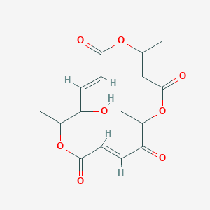 molecular formula C16H20O8 B1244422 Macrosphelide B 