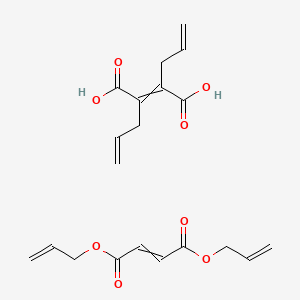 molecular formula C20H24O8 B12444229 (2Z)-bis(prop-2-en-1-yl)but-2-enedioic acid; diallyl maleate 