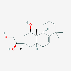 molecular formula C20H34O3 B1244430 Lagascatriol 