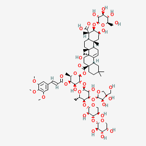 molecular formula C75H112O36 B1244437 Onjisaponin F 