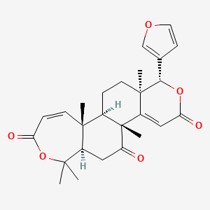 molecular formula C26H30O6 B1244448 Deoxyobacunone 