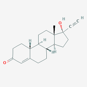 molecular formula C20H26O2 B124445 17-epi-Norethindrone CAS No. 38673-36-8