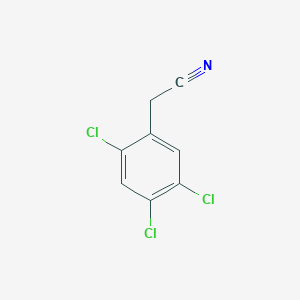 molecular formula C8H4Cl3N B12444642 2-(2,4,5-Trichlorophenyl)acetonitrile 