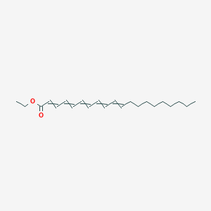 molecular formula C22H34O2 B12444786 ethyl (2E,4E,6E,8E,10E)-icosa-2,4,6,8,10-pentaenoate 
