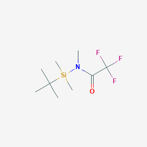 molecular formula C9H18F3NOSi B124448 N-(叔丁基二甲基甲硅烷基)-N-甲基三氟乙酰胺 CAS No. 77377-52-7