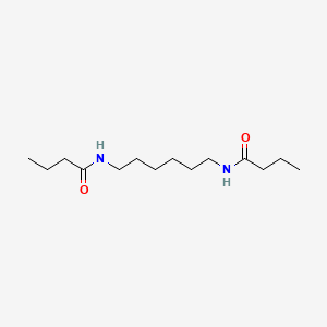 molecular formula C14H28N2O2 B12444833 N-(6-Butanamidohexyl)butanamide 