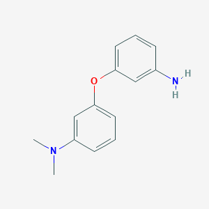 molecular formula C14H16N2O B12444892 3-(5-Dimethylamino-phenoxy)-phenylamine CAS No. 887580-35-0
