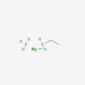 molecular formula C4H10Mg B12444923 magnesium;carbanide;propane 