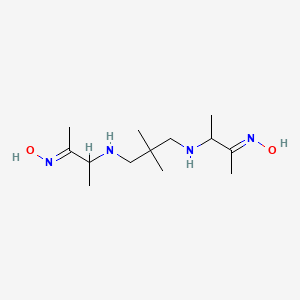 molecular formula C13H28N4O2 B1244493 Hexametazine 