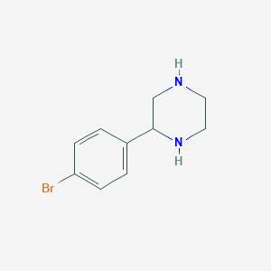 molecular formula C10H13BrN2 B012445 2-(4-Bromophenyl)piperazine CAS No. 105242-07-7