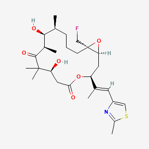 molecular formula C27H40FNO6S B1244503 26-Fluoroepothilone B 
