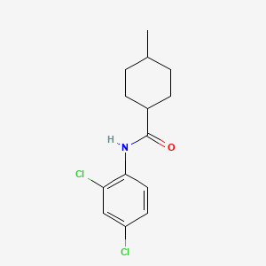 molecular formula C14H17Cl2NO B12445115 N-(2,4-dichlorophenyl)-4-methylcyclohexanecarboxamide 