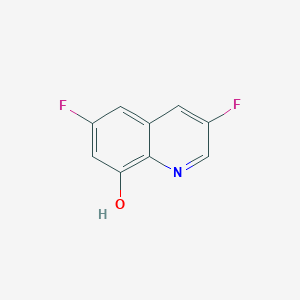 molecular formula C9H5F2NO B12445135 3,6-Difluoro-8-quinolinol 