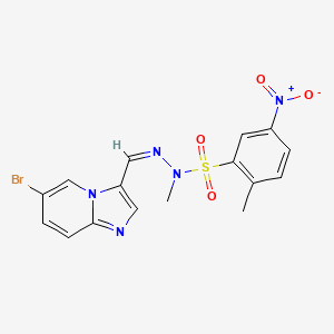molecular formula C16H14BrN5O4S B1244520 PIK-75 CAS No. 1201670-42-9